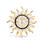 Sun Brooch and Pendant