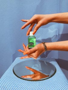 Hand sanitiser and jewellery