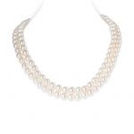 Jackie Double Strand Pearl Necklace- 22 inches