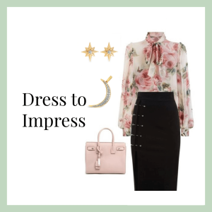 Moon Pendant and ear stud