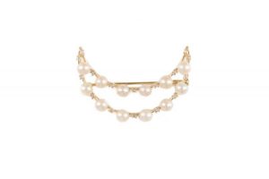 CRESCENT MOON BROOCHE