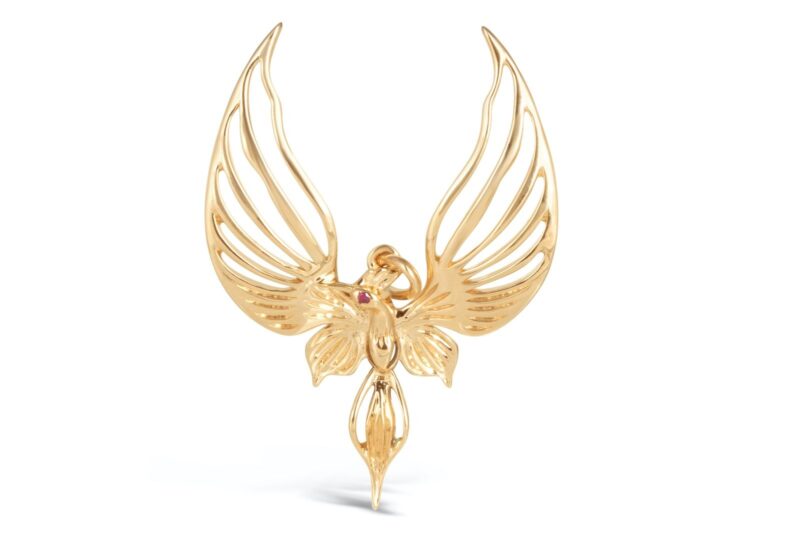 Phoenix Ruby Pendant