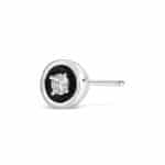 Diamond with Enamel Single Stud