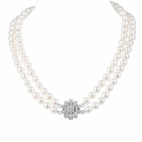 Emily Near Round Pearl Necklace