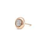 Round Cluster Diamonds Single Stud