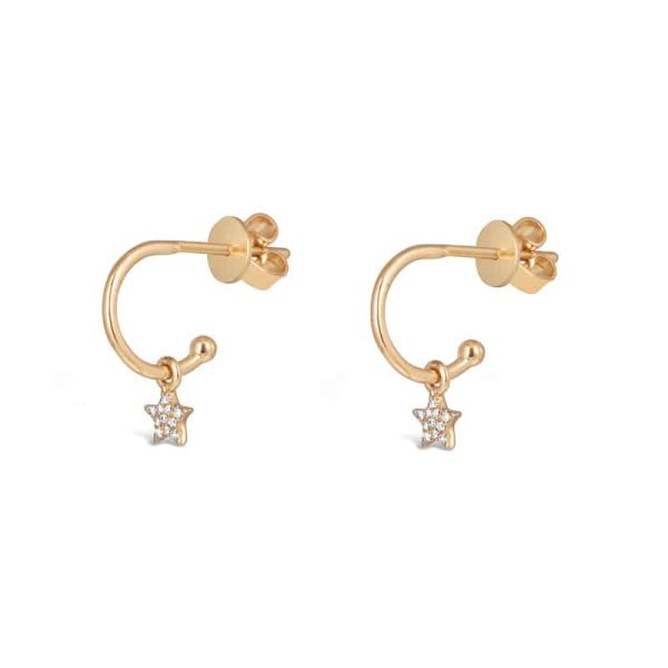 Superstar Diamond Earrings (Children)