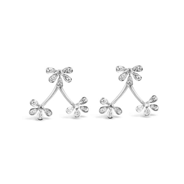 Three Flower Earrings