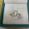 Luminous Diamond Oval Ring