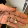 Akari Pearl and Diamond Necklace