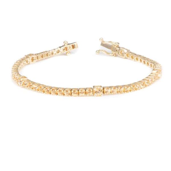 Yellow Topaz Tennis Bracelet/ November