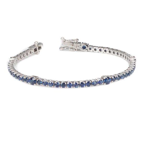 Blue Sapphire Tennis Bracelet / September