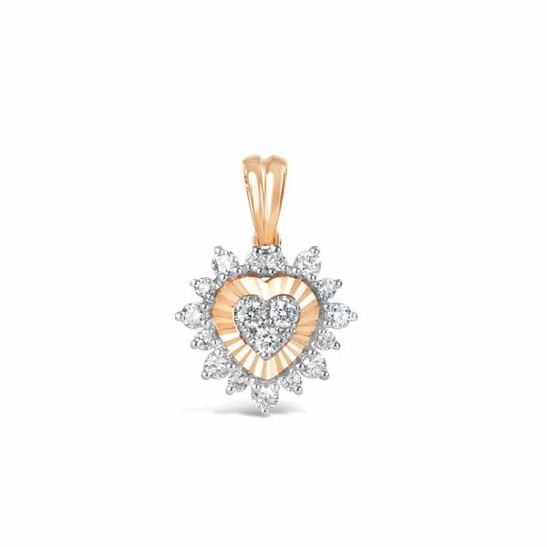 Luminous Diamond Heart Pendant