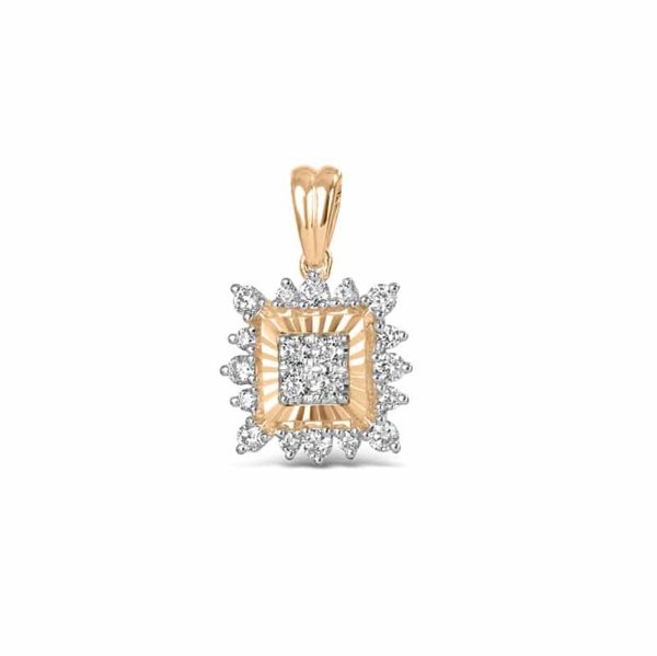 Luminous Diamond Square Pendant