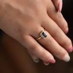 Noir Diamond Ring/ Single Row