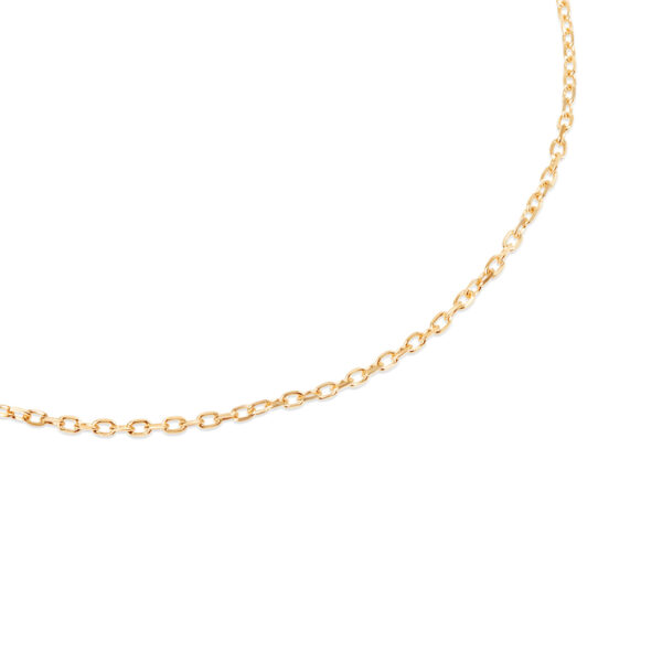 14K Yellow Gold Cross Chain - 18 inches