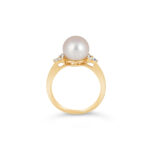 Anne Pearl & Diamond Ring