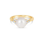 Anne Pearl & Diamond Ring