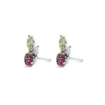 Ruby Apple Ear Studs