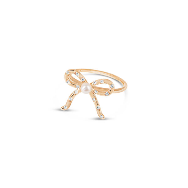 Blushing Bow Ring