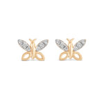 Butterfly Wings Diamond Earrings/ Regular size
