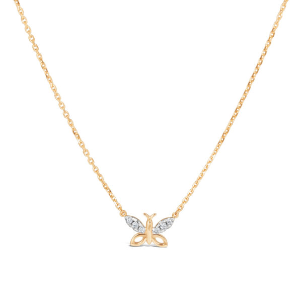 Butterfly Wings Diamond Necklace / Regular size