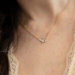 Butterfly Wings Diamond Necklace / Regular size