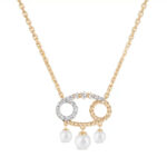 Cancer with Pearl Zodiac Necklace