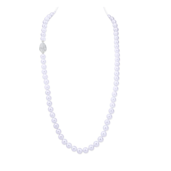 Cathy Round Pearl Necklace /26 inches