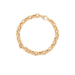 Chunky Chain Link Gold Bracelet (Matte)