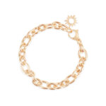 Chunky Chain Link Gold Bracelet (Smooth)