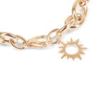 Chunky Chain Link Gold Bracelet (Smooth)