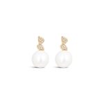 Dew Drop Pearl Diamonds Earrings