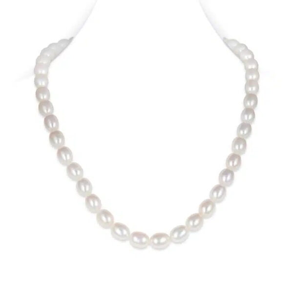 Diana Oval Pearl Necklace
