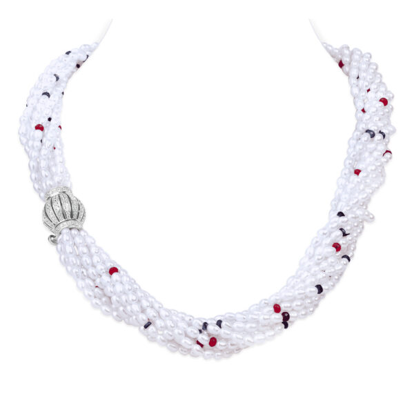 Donna Torsade Pearl Necklace