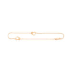 Double Heart Anklet
