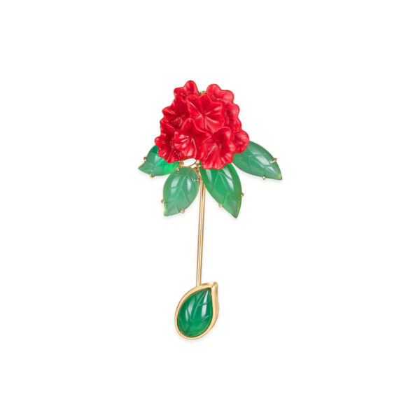 Enchanting Laligurans Brooch (Red/Green)