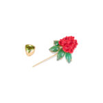 Enchanting Laligurans Brooch (Red/Green)