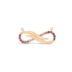 Forever Love Infinity Pink Sapphire Necklace