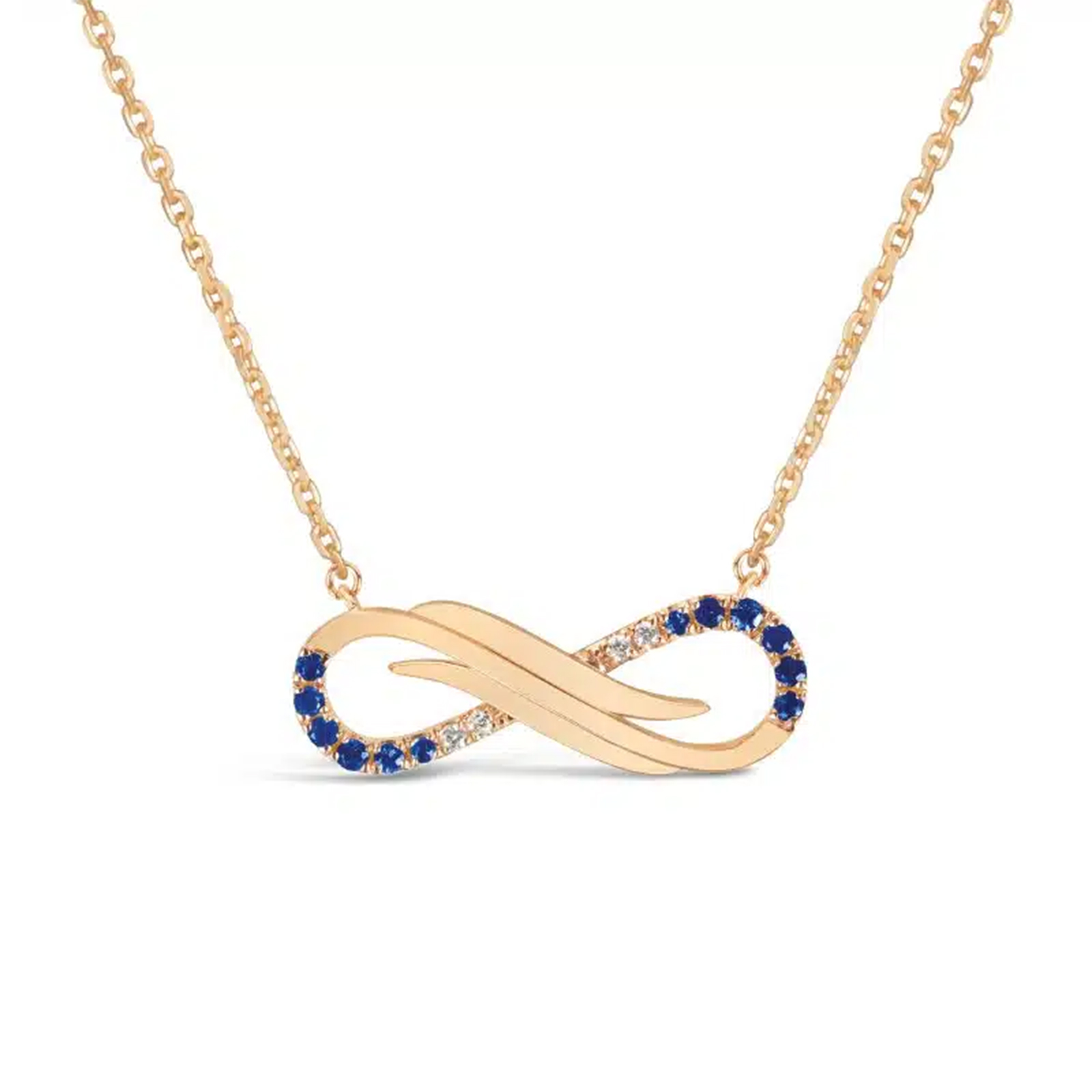 Forever Love Infinity Sapphire Necklace