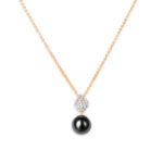 Ila Pearl and Diamond Necklace