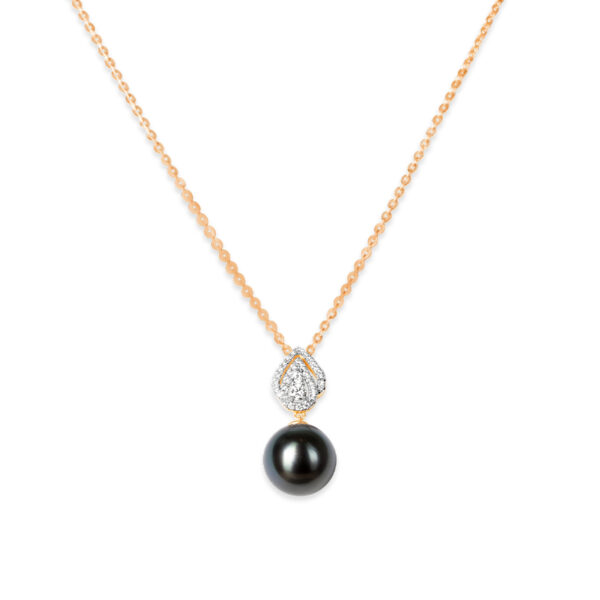 Ila Pearl and Diamond Necklace