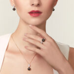 Ila Pearl and Diamond Necklace