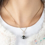 Ila Pearl and Diamond Necklace
