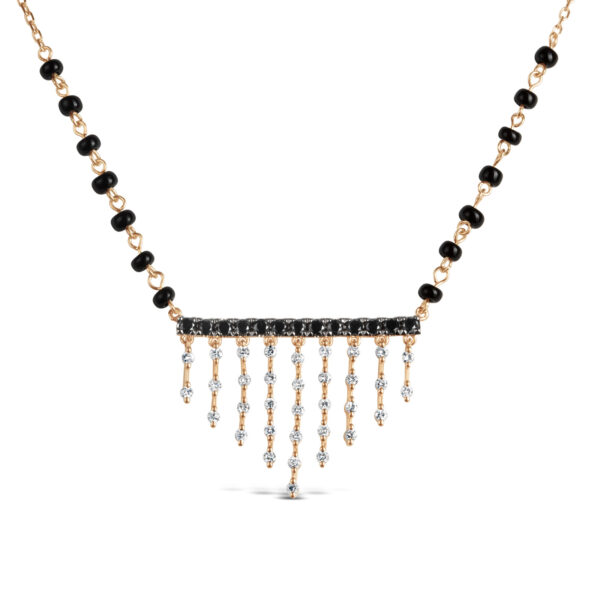 Jharana Black Diamond Mangalsutra