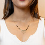 Jharana Emerald & Diamond Mangalsutra