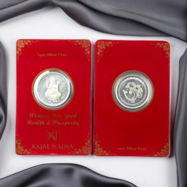 KN Laxmi Mata Silver Coin