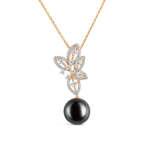 Lisa Pearl and Diamond Necklace