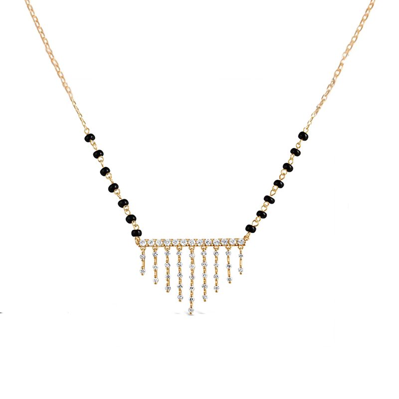 Jharana Full Diamond Mangalsutra