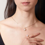 Mira Pearl and Diamond Necklace