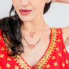 Mohini Ruby & Diamond Long Necklace